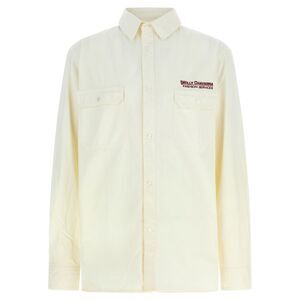 WILLY CHAVARRIA Beige Cotton Men's Blouse